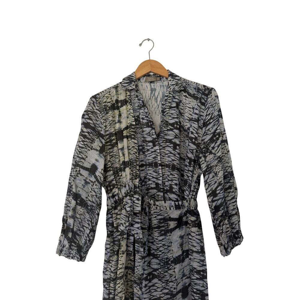 Beatriz Camacho Linen Wrap Maxi Dress Size 4 - Picture 2 of 5